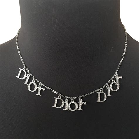 dior collier argent|dior collier femme de luxe.